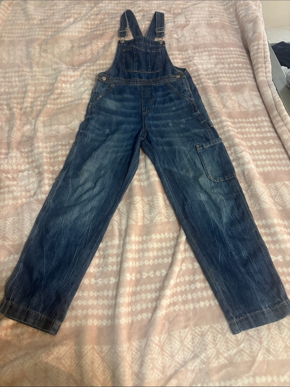 H&M Dark Blue Denim Kids Overalls